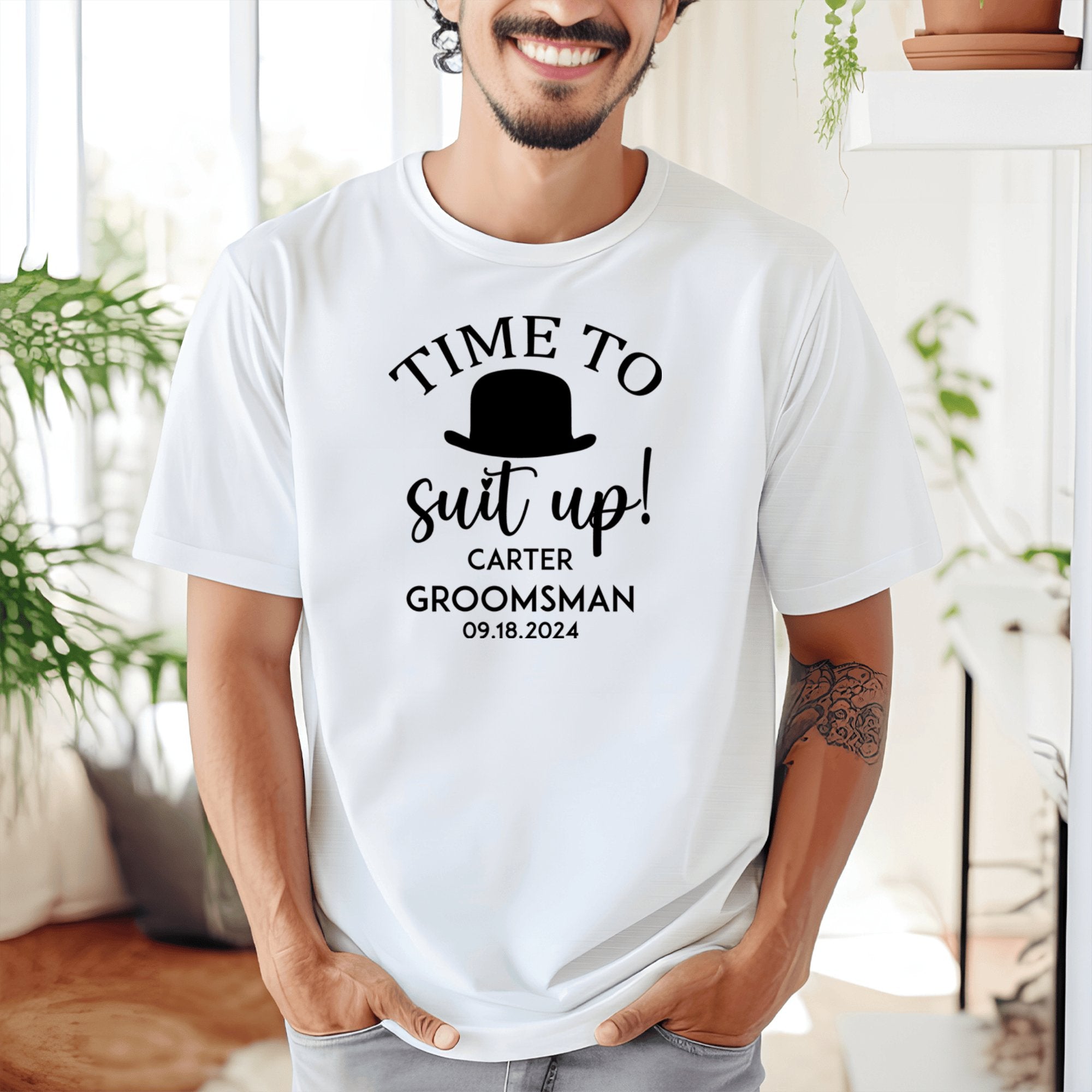 Timeless Friend Mens T Shirt - Groovy Groomsmen Gifts