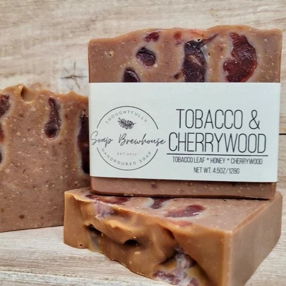 Bar Soap Tobacco &amp; Cherrywood Soap by Groovy Groomsmen Gifts