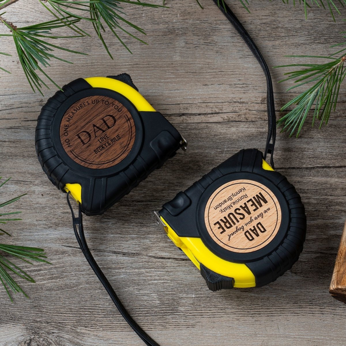 Tools Dads Tape Measure by Groovy Groomsmen Gifts