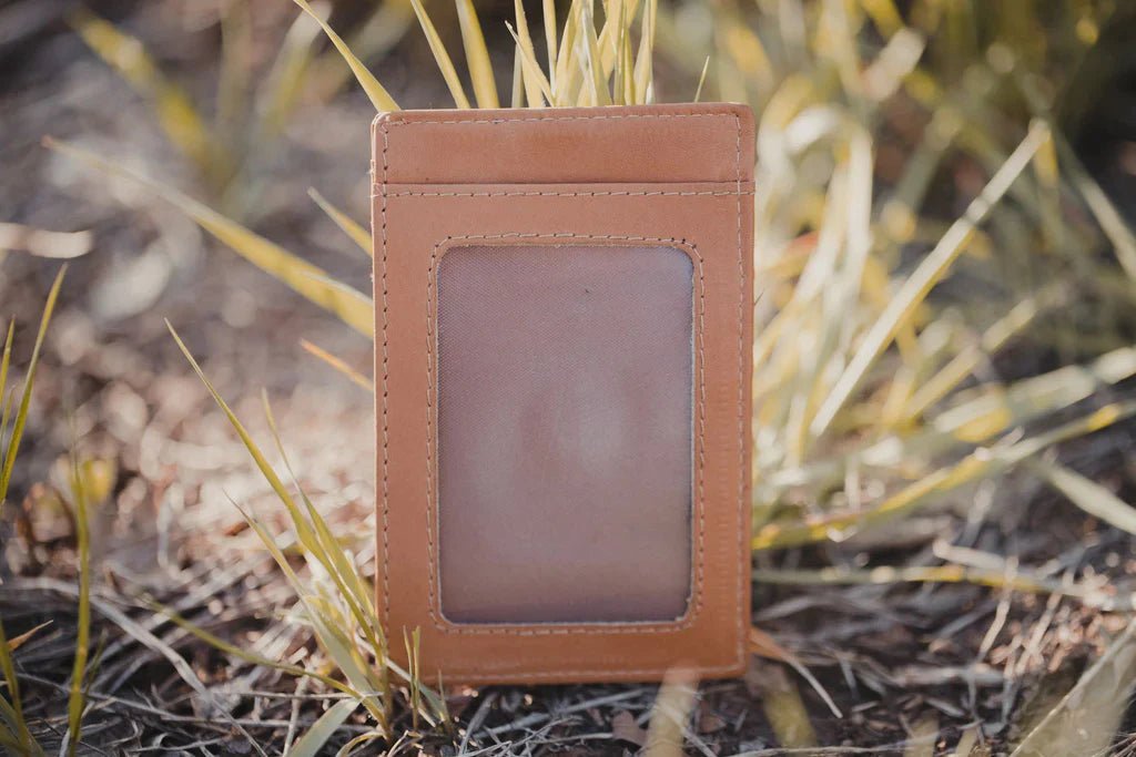 Top - grain Leather Money Clip - Groovy Groomsmen Gifts