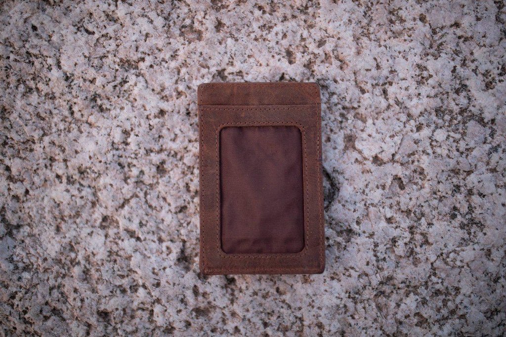 Top - grain Leather Money Clip - Groovy Groomsmen Gifts