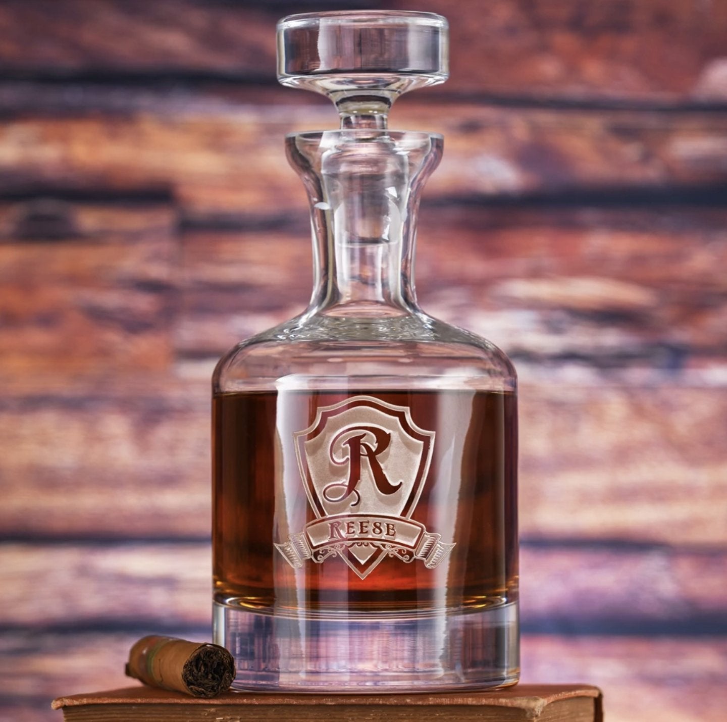 Top Shelf Decanter - Groovy Groomsmen Gifts