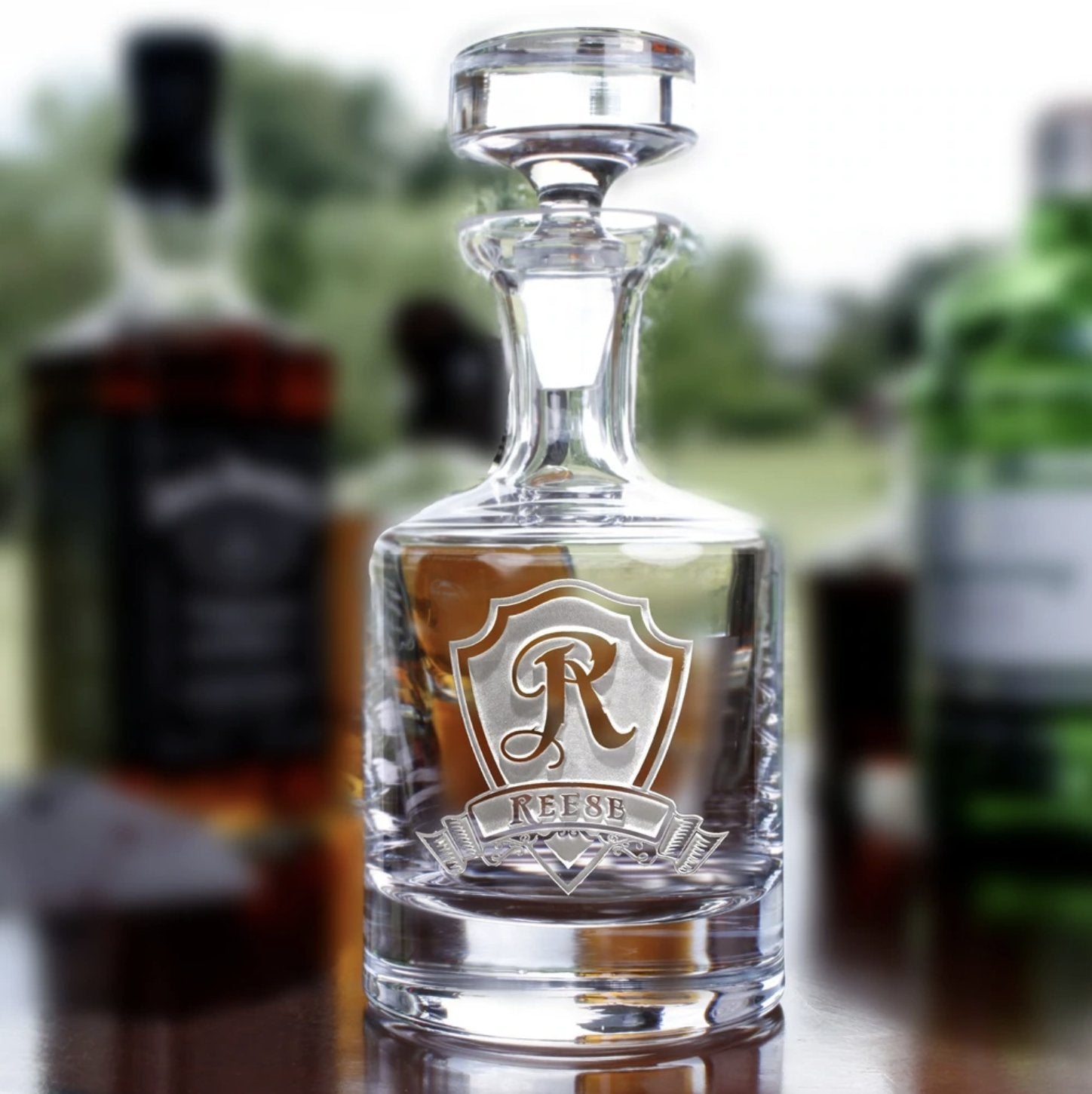 Top Shelf Decanter - Groovy Groomsmen Gifts