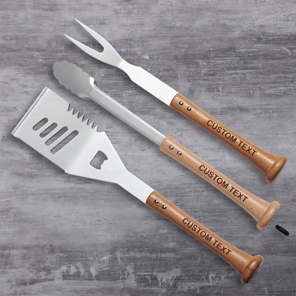 Grill Triple Play Grill Tool Set by Groovy Groomsmen Gifts