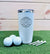 Tumbler Personalized Golf Dimpled Tumbler by Groovy Groomsmen Gifts