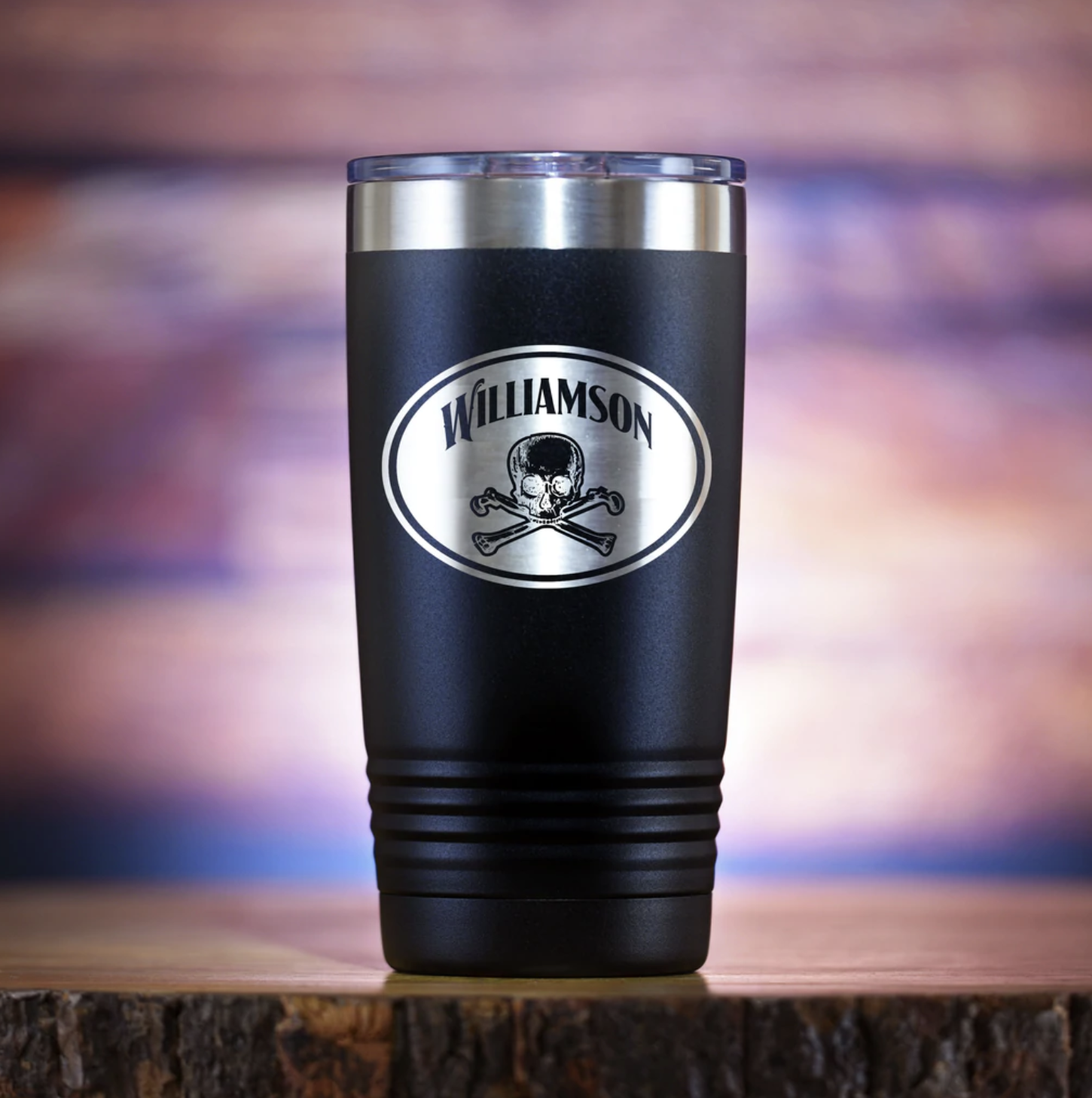 Personalized Skull Tumbler