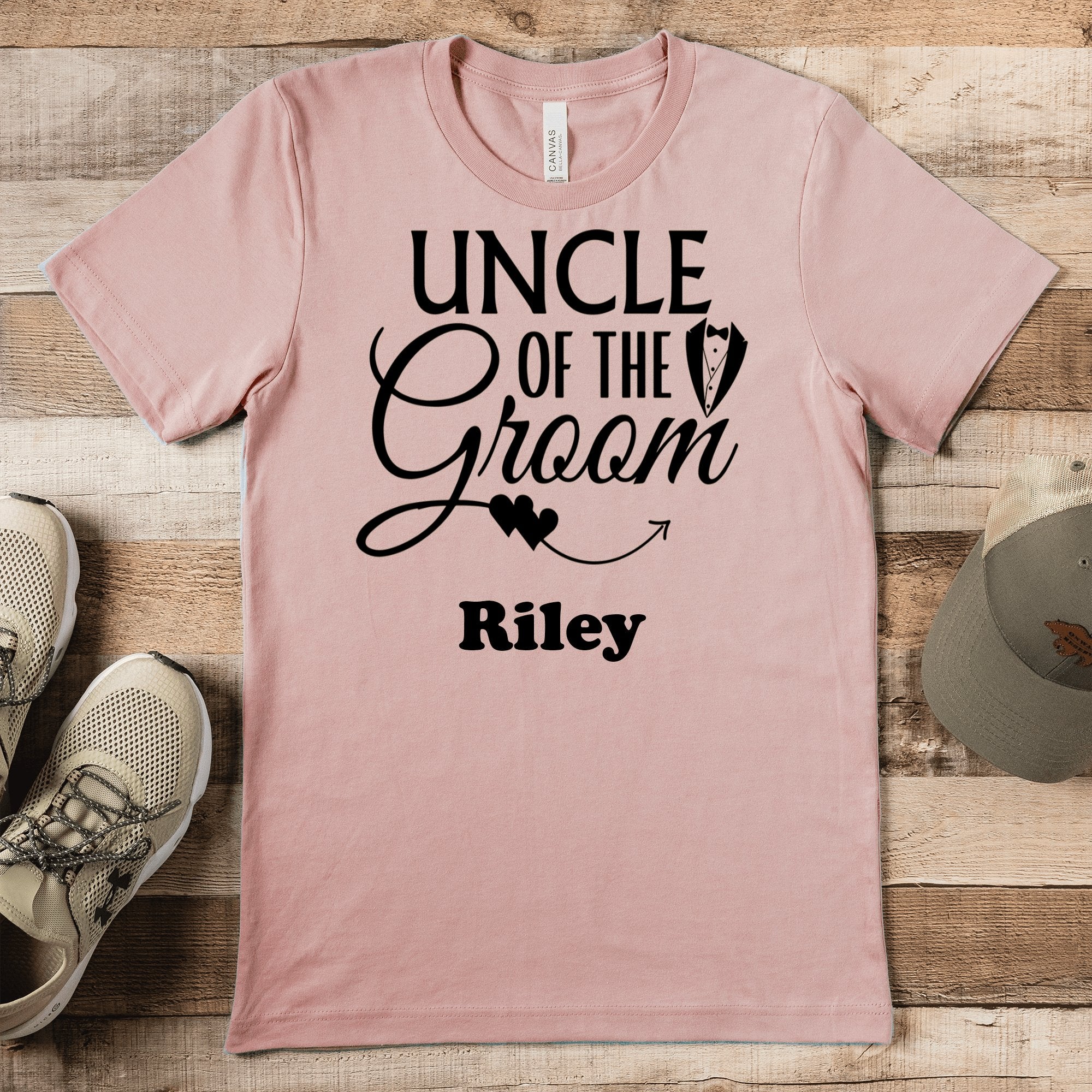 Uncle Of The Groom Mens T Shirt - Groovy Groomsmen Gifts