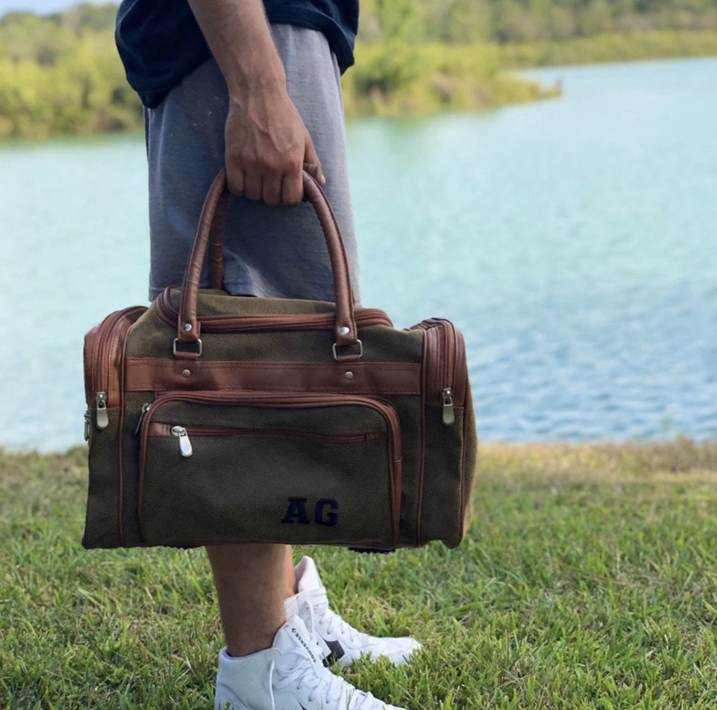 Duffel Bags Wall Street Duffle by Groovy Groomsmen Gifts