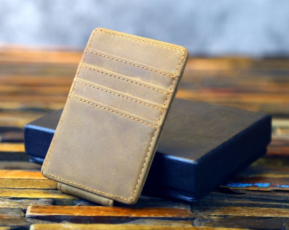 Wallet Engraved Minimalist Wallet by Groovy Groomsmen Gifts