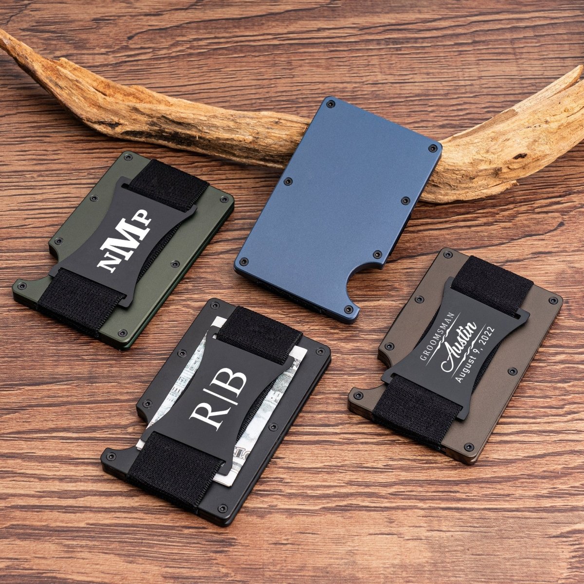 Wallets & Money Clips Secured Carry Wallet by Groovy Groomsmen Gifts