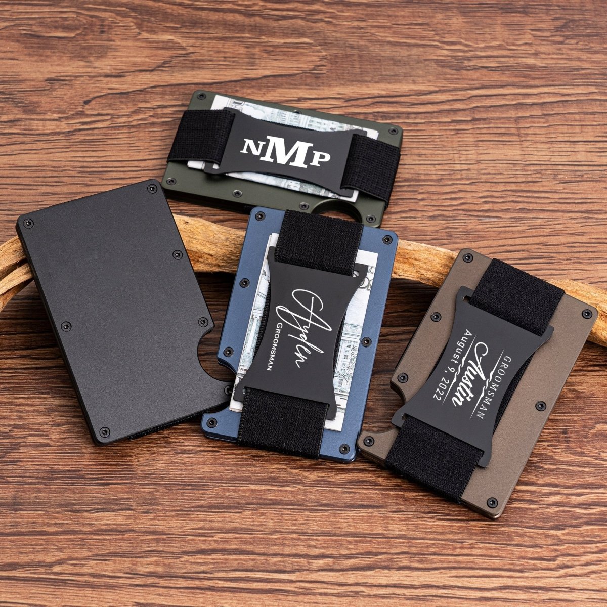 Wallets & Money Clips Secured Carry Wallet by Groovy Groomsmen Gifts