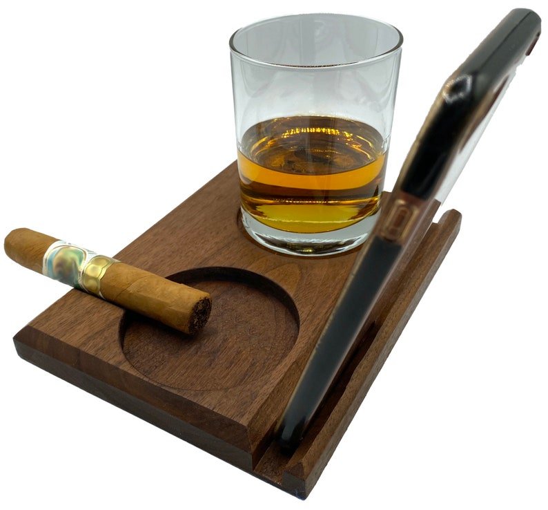 Cigar Walnut Puro Cigar Ashtray by Groovy Groomsmen Gifts