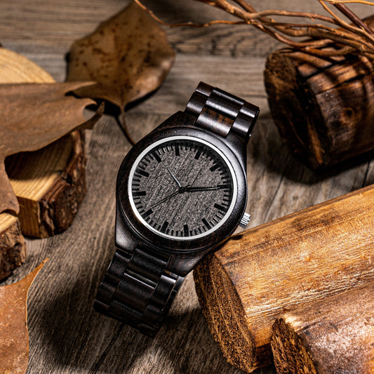 Watches Engraved Wooden Links Watch by Groovy Groomsmen Gifts