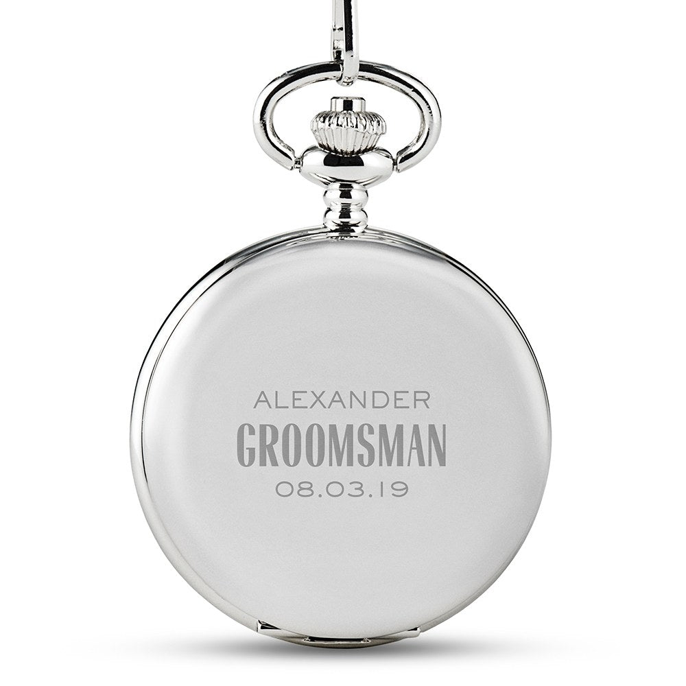 Watches Pocket Full of Silver by Groovy Groomsmen Gifts