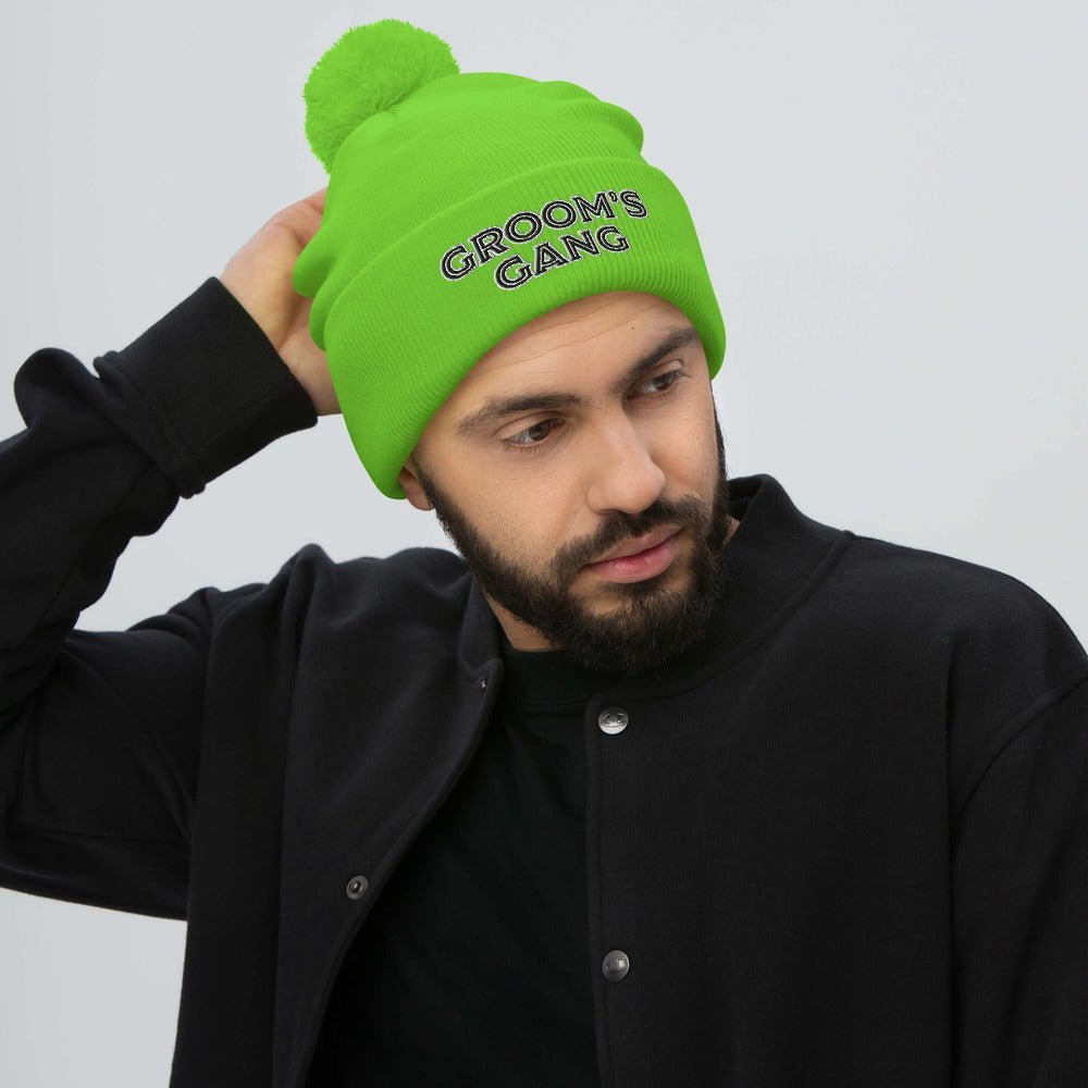 Wearables Groom's Gang Beanie by Groovy Groomsmen Gifts