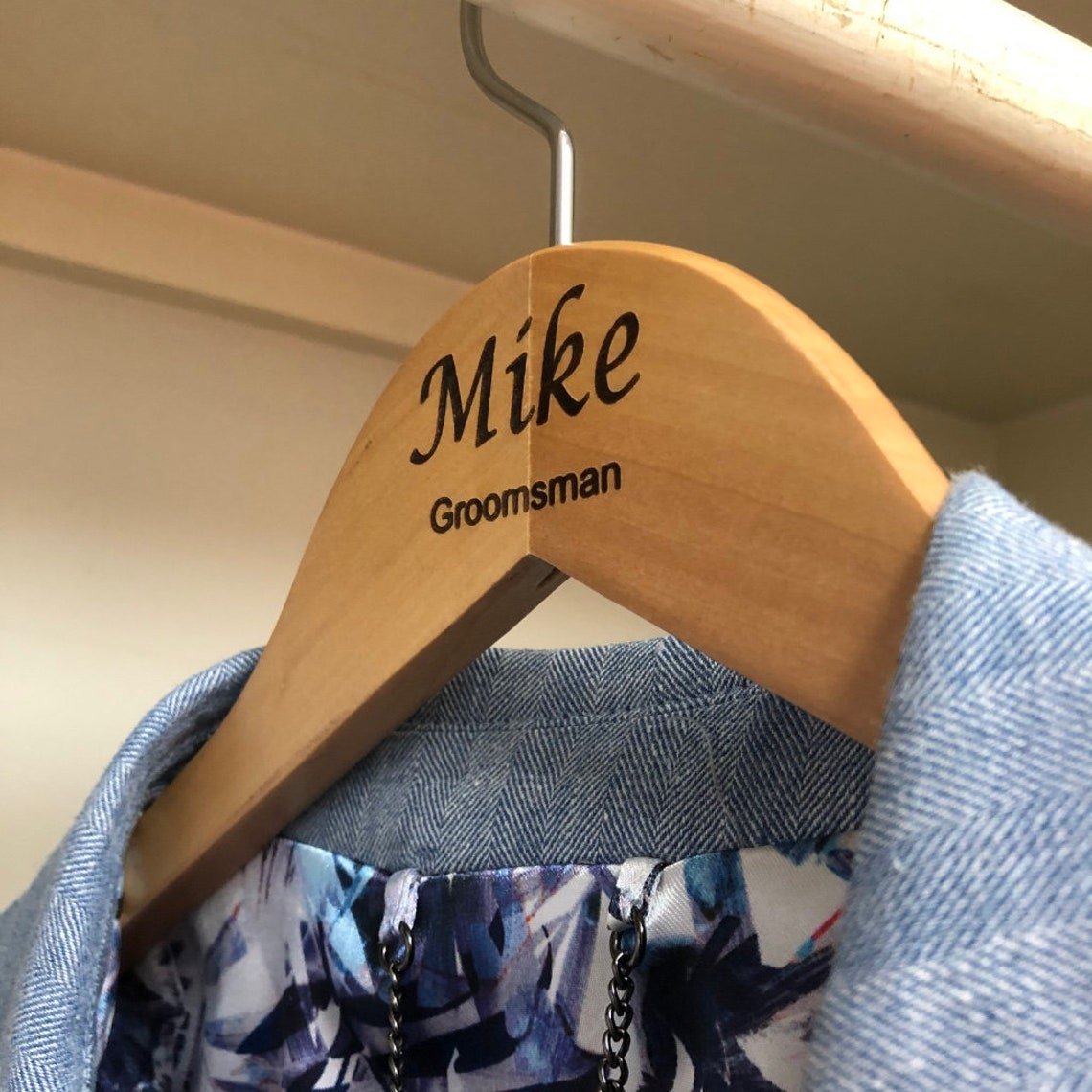 Wedding Hanger by Groovy Groomsmen Gifts