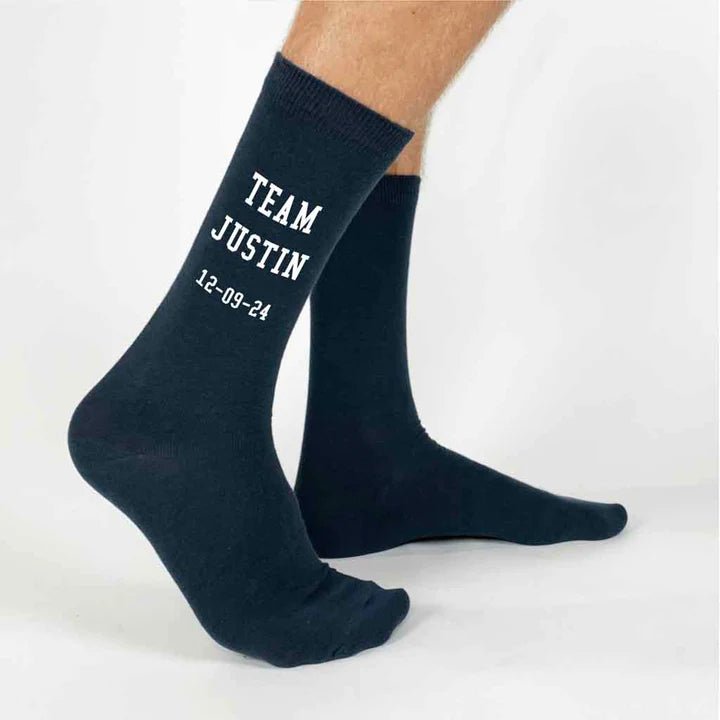 Wedding Team Socks - Groovy Groomsmen Gifts