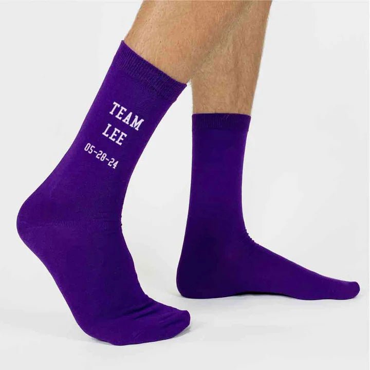 Wedding Team Socks - Groovy Groomsmen Gifts