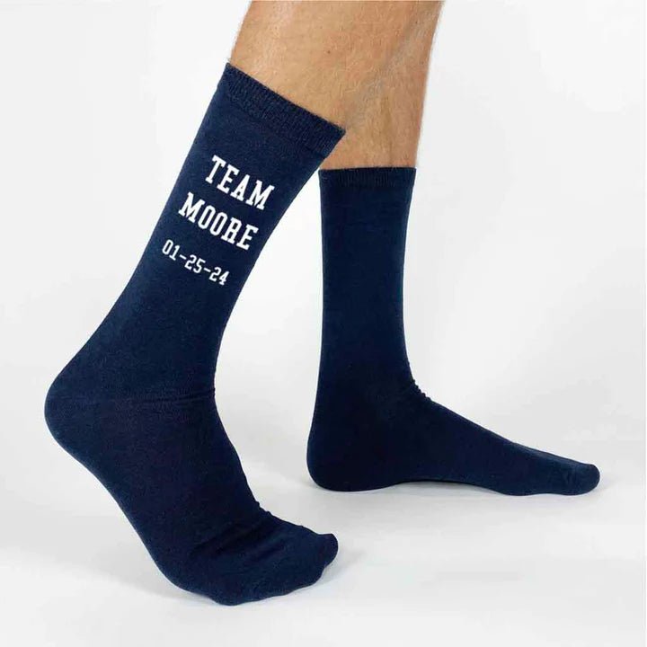 Wedding Team Socks - Groovy Groomsmen Gifts