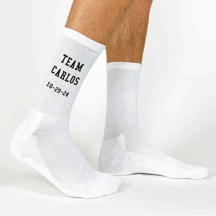 Wedding Team Socks - Groovy Groomsmen Gifts