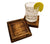 Whiskey Charred Coasters - Groovy Groomsmen Gifts