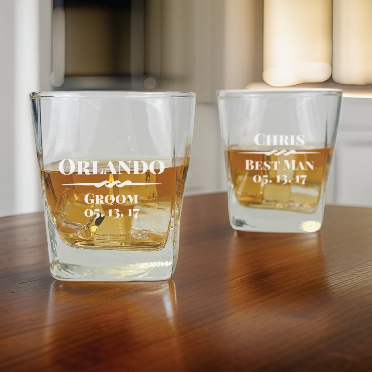 Whiskey Glass Whiskey Smash by Groovy Groomsmen Gifts