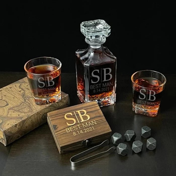 Whiskey On The Rocks Set - Groovy Groomsmen Gifts