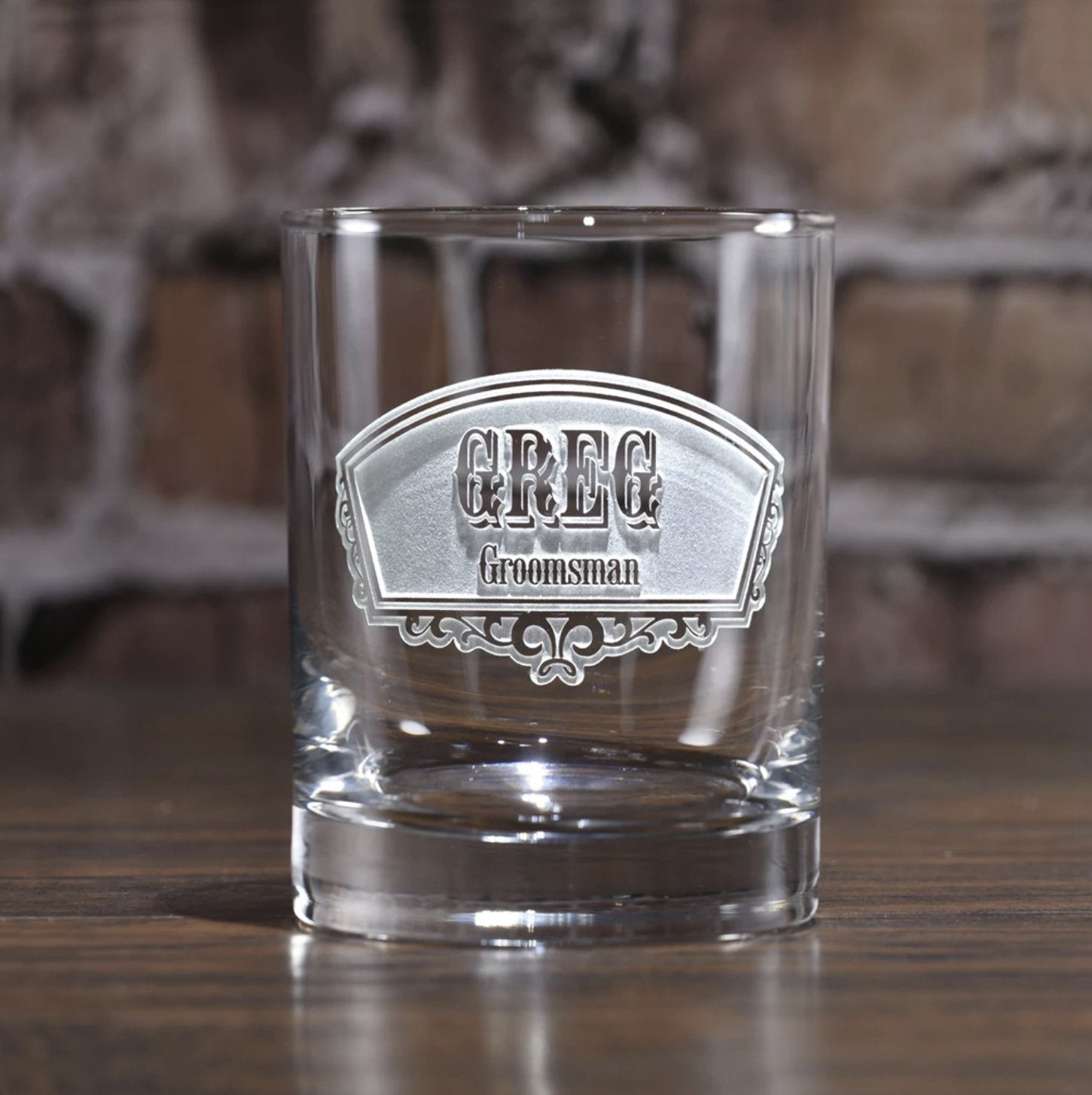 Whiskey Glasses Whiskey Style by Groovy Groomsmen Gifts