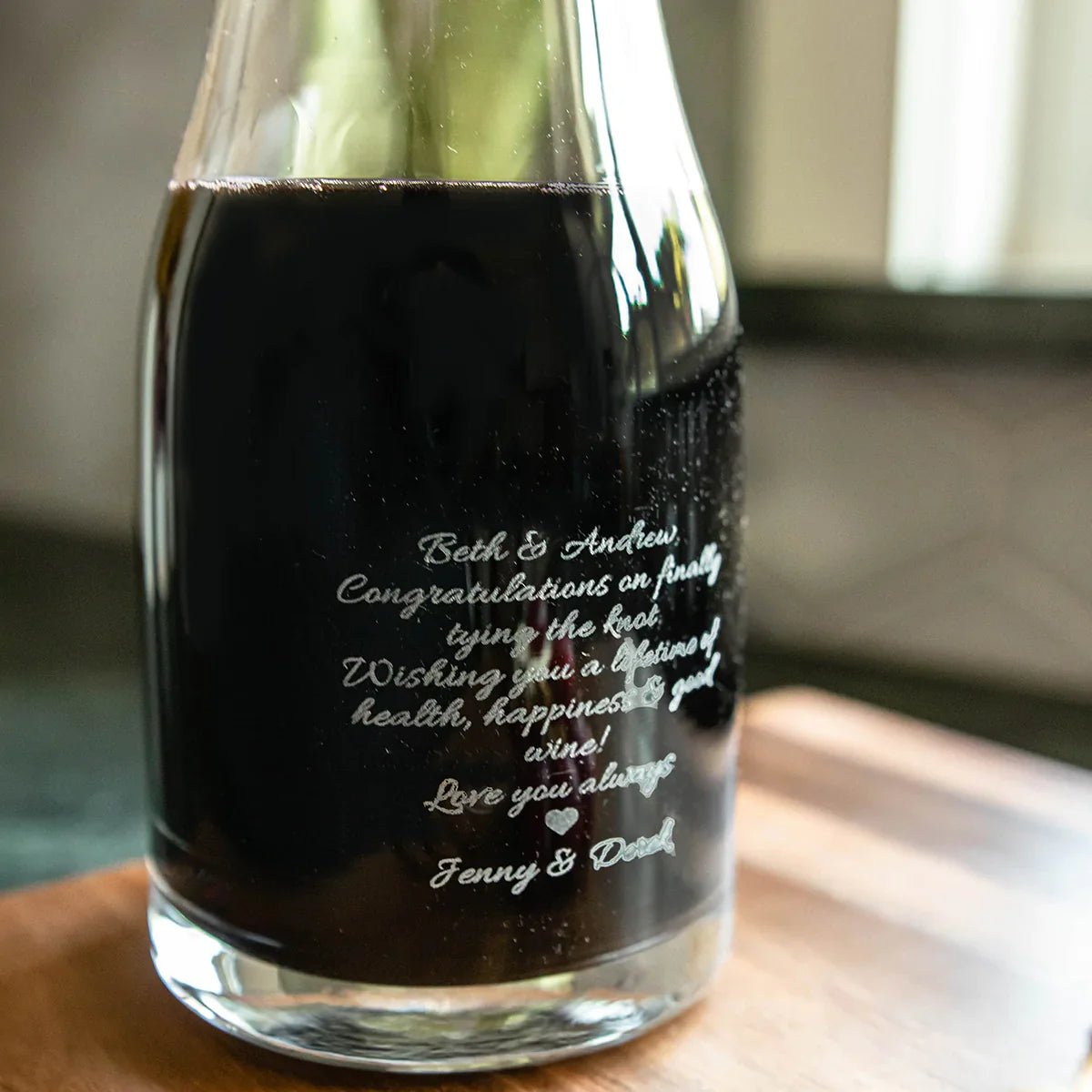 wine Personalized Wine Decanter Set by Groovy Groomsmen Gifts