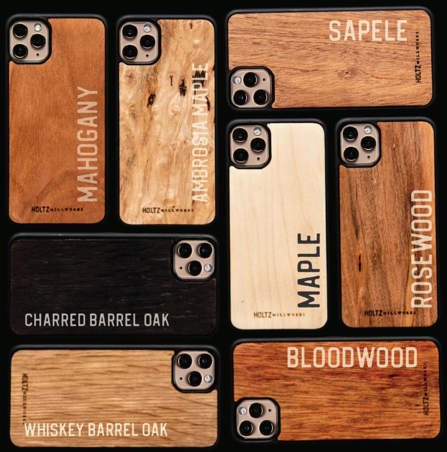 Wooden Cases - Groovy Groomsmen Gifts