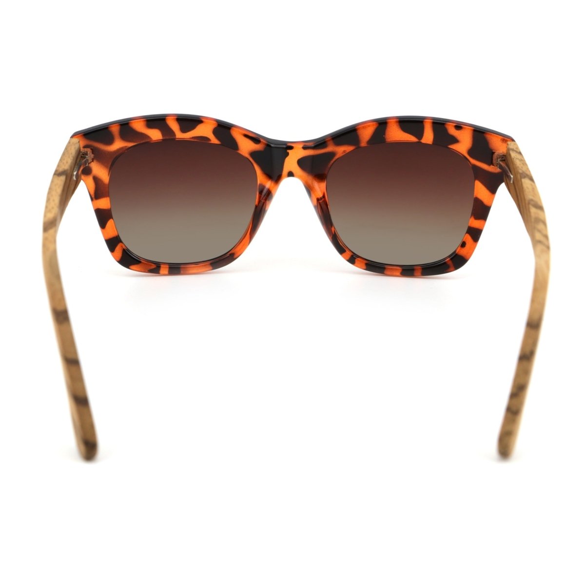 Wooden Sunglasses Chloe | Acetate & Walnut Sunglasses by Groovy Groomsmen Gifts