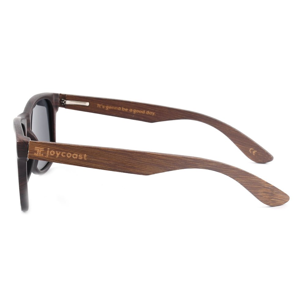 Wooden Sunglasses Woodgrain Mozz | American Walnut by Groovy Groomsmen Gifts