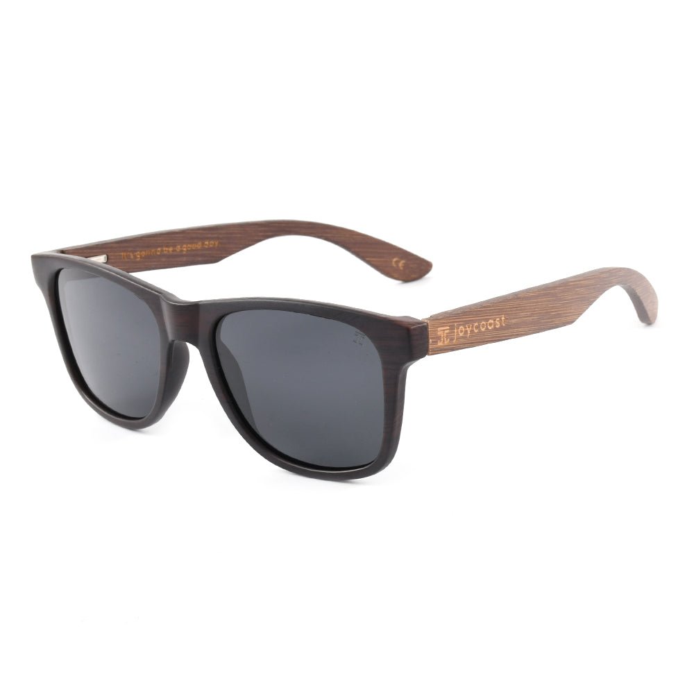 Wooden Sunglasses Woodgrain Mozz | American Walnut by Groovy Groomsmen Gifts