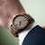 Wooden Watch American Walnut | Walnut Northstar Watch by Groovy Groomsmen Gifts