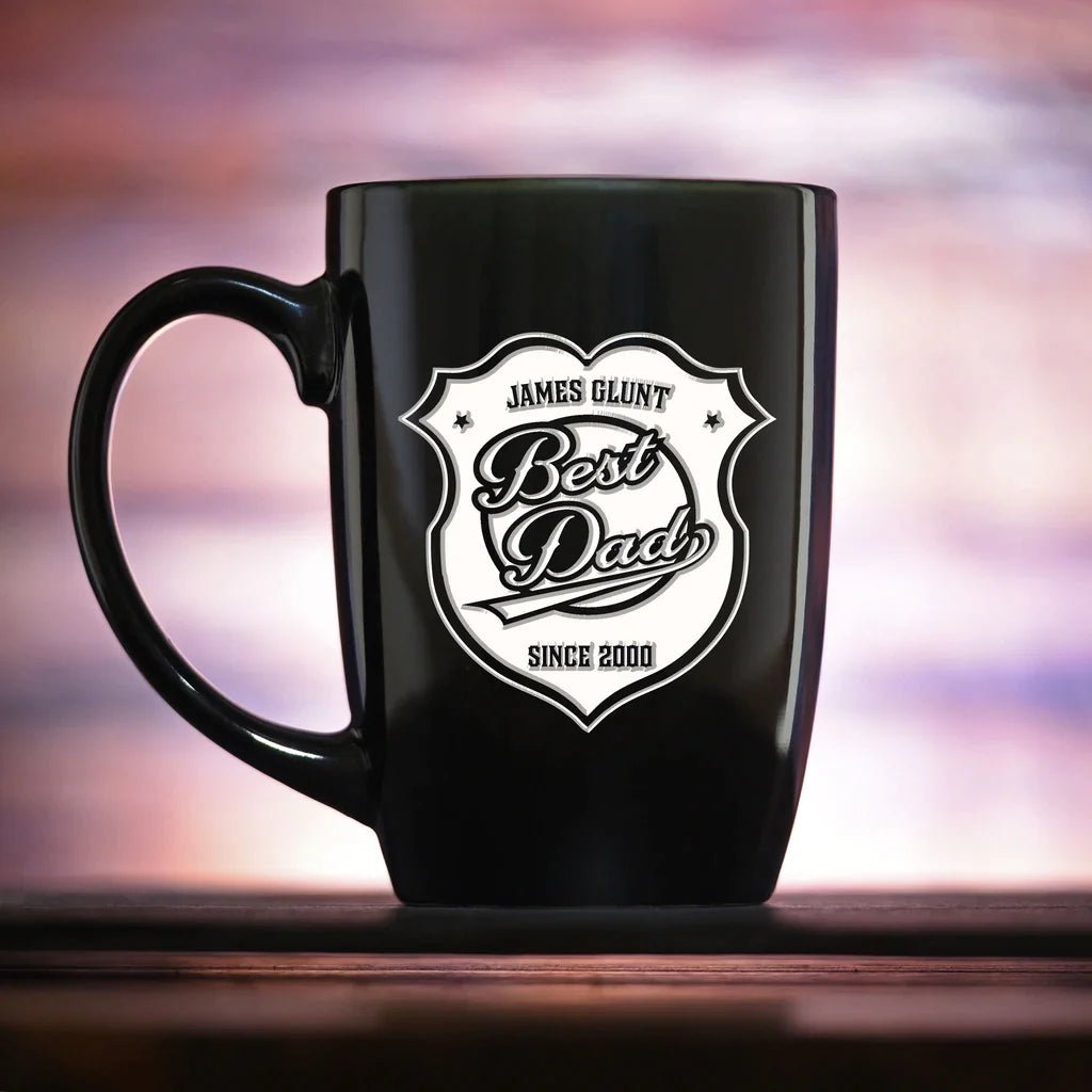 World&#39;s Best Dad Coffee Mug - Groovy Groomsmen Gifts