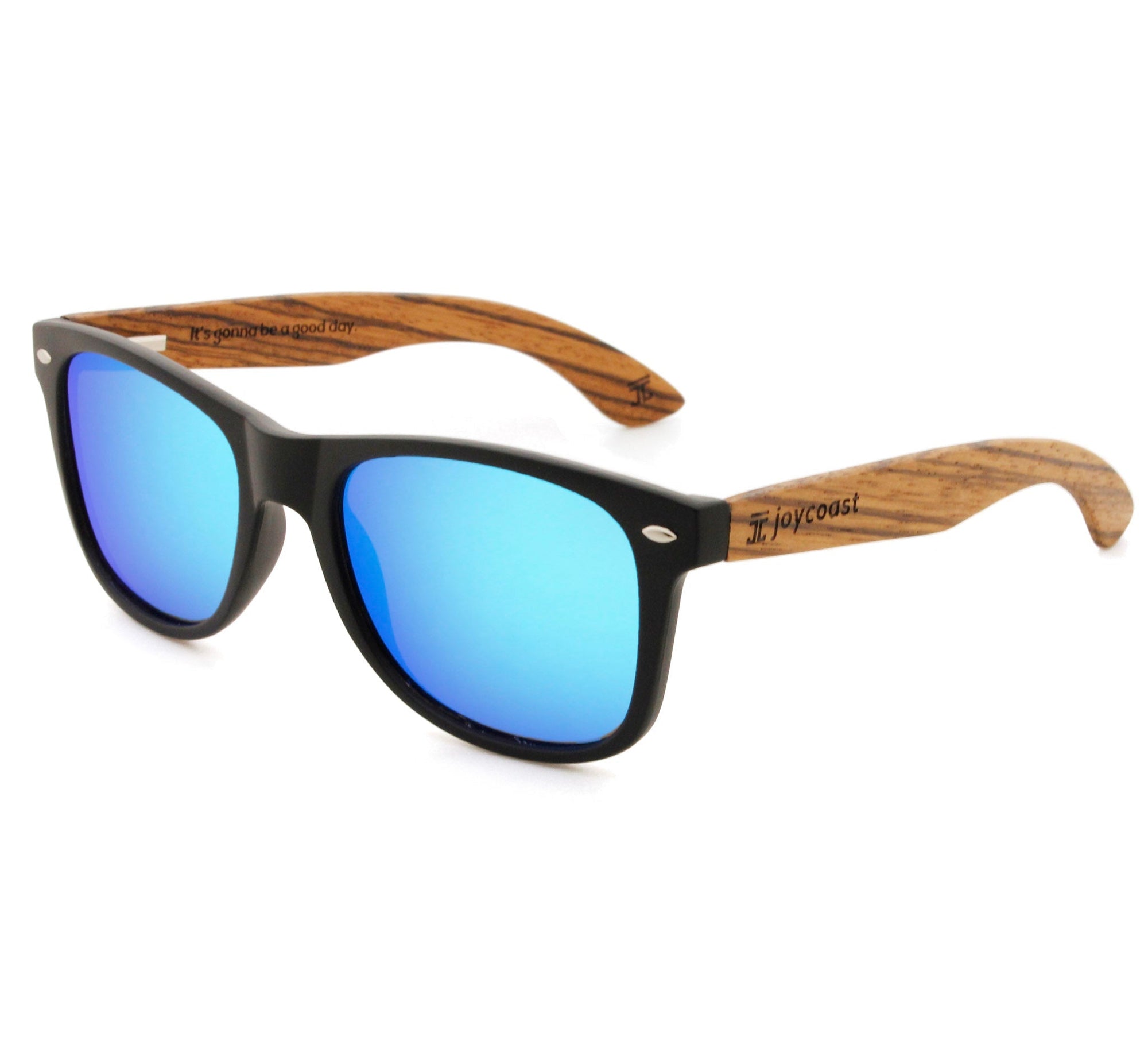 Wooden Sunglasses Zebu | Zebrawood Sunglasses by Groovy Groomsmen Gifts