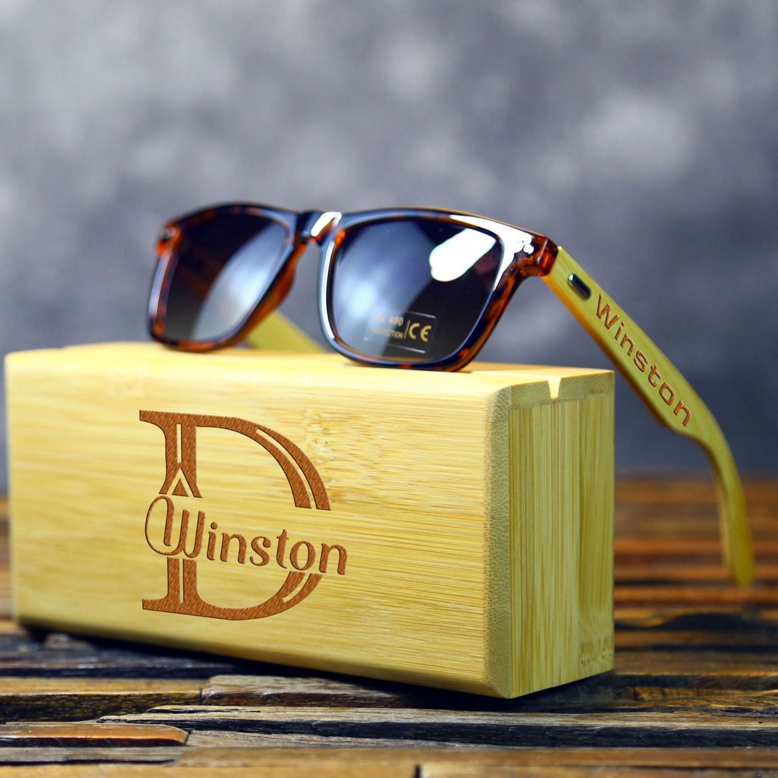 Personalized store polarized sunglasses