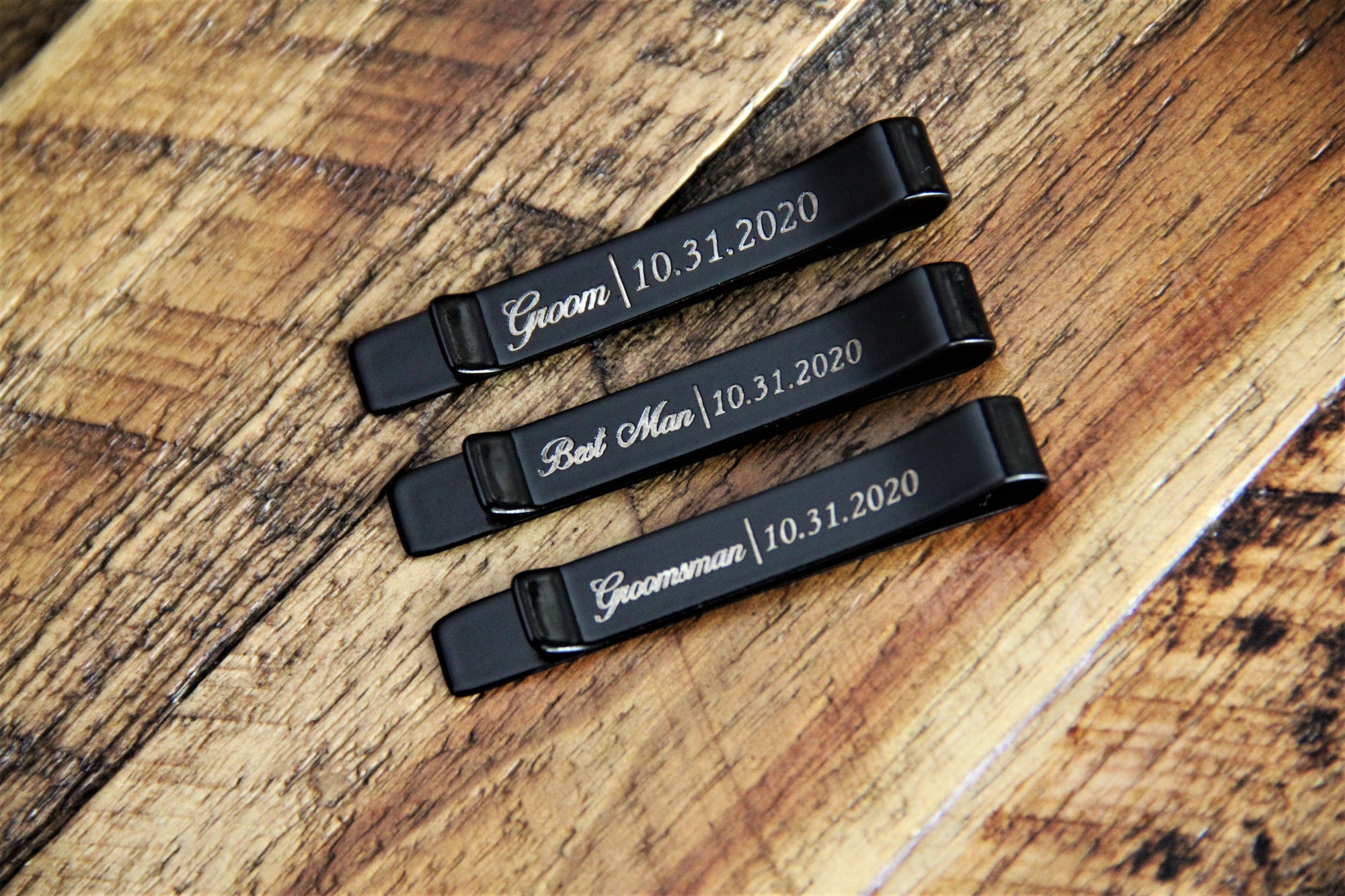 PRYCLIP Bottle Opener Tie Clip (Free Engraving for Groomsman Gifts)