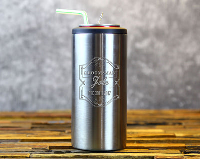 Engraved Stainless Koozie 