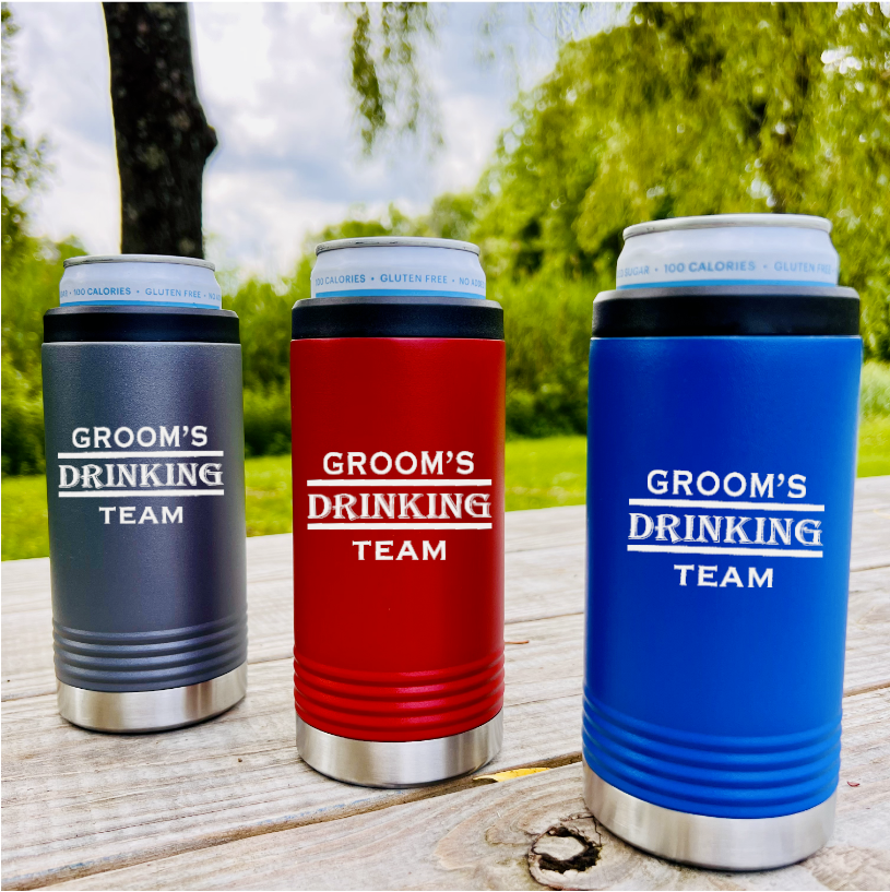 Non Traditional Groomsmen Gifts - The Stylish Koozie - Groovy