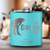Teal Bachelor Party Flask With The Drunk One Design