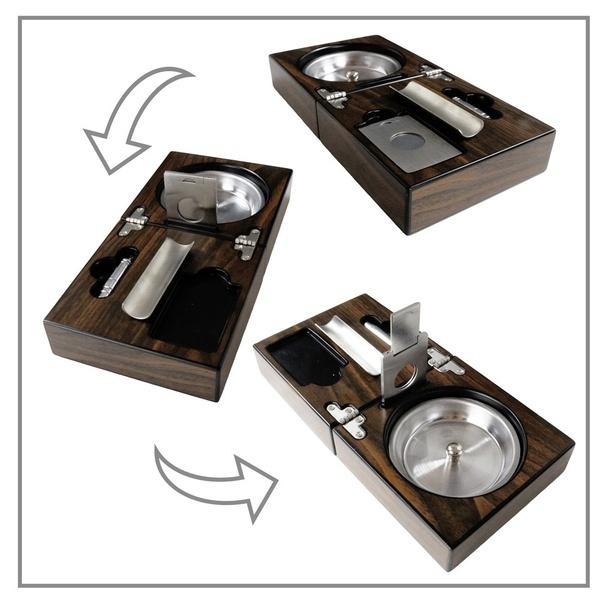 Multi-Use Cigar Ashtray - Groovy Groomsmen Gifts