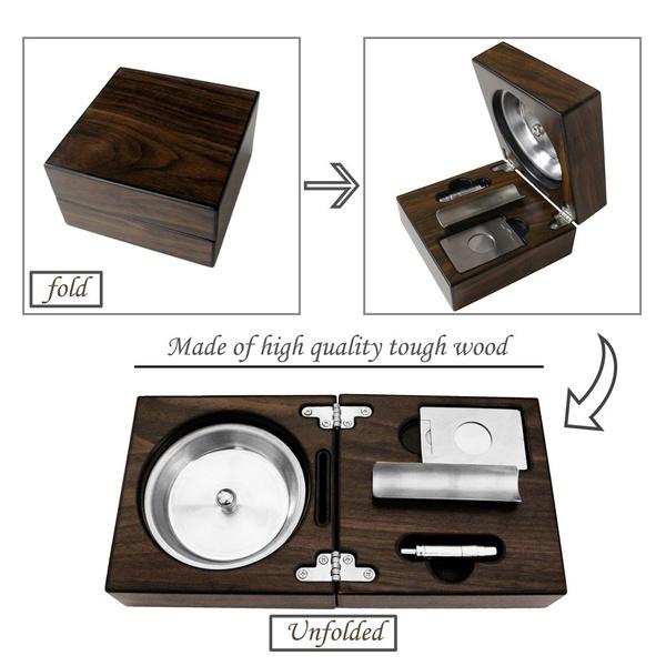 Multi-Use Cigar Ashtray - Groovy Groomsmen Gifts