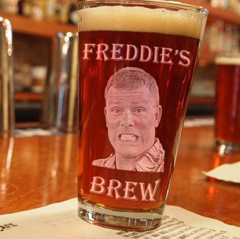 Engraved Custom Logo Pint Glasses | Crystal Imagery by Groovy Guy Gifts