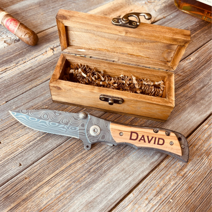 Custom Pocket Knife, Personalized Pocket Knife, Groomsmen Gift