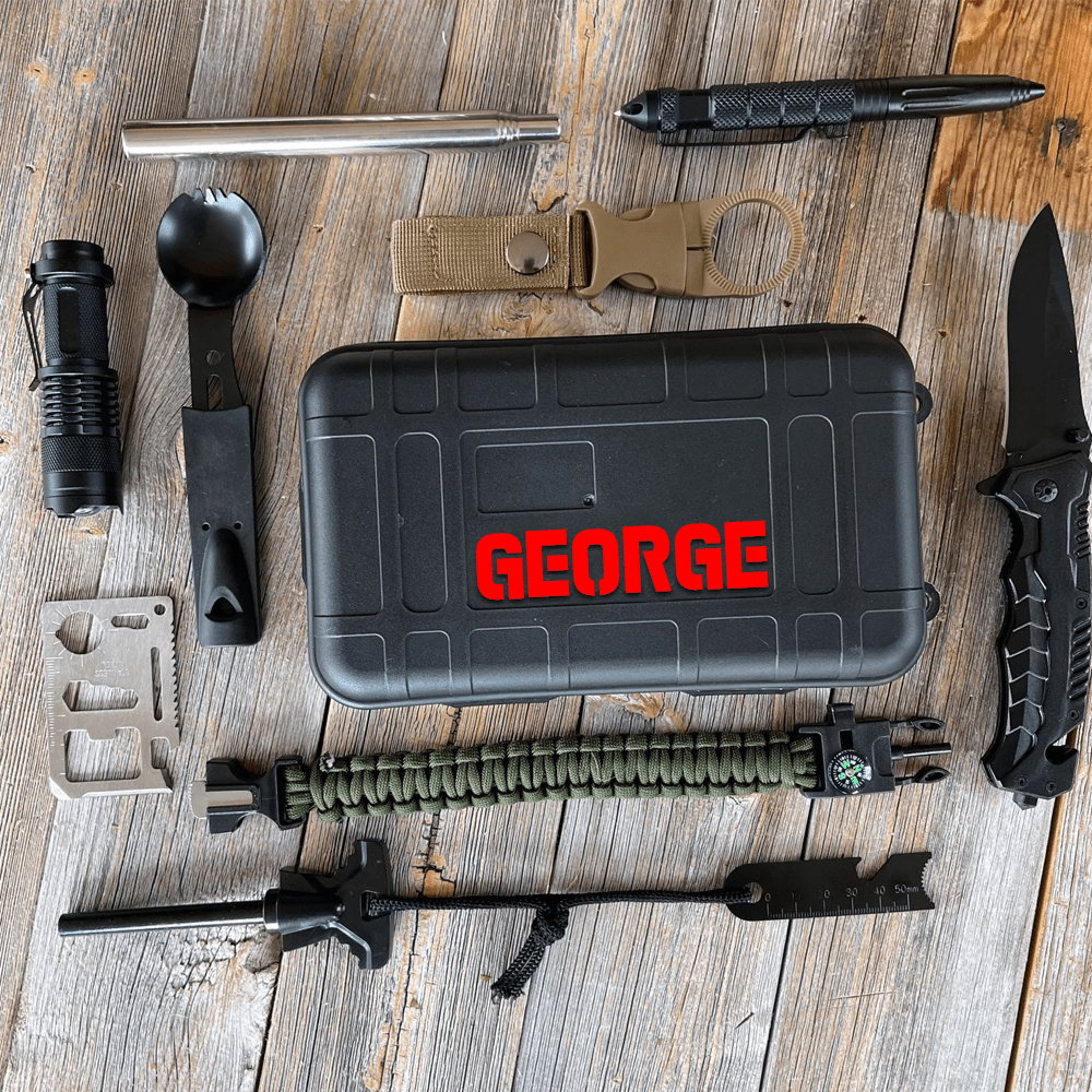 Box Set Survival Set by Groovy Groomsmen Gifts