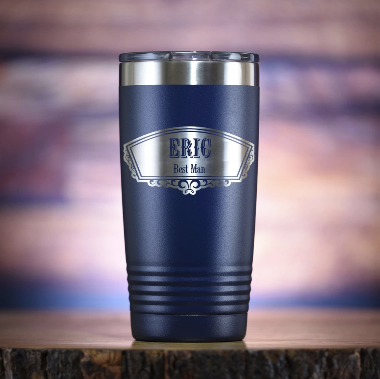 Custom Stainless Steel Tumbler RTIC | 20 or 30 oz Double Walled RTIC  Personalized Groomsmen Mug | Wedding Party Gift | Bachelor Party