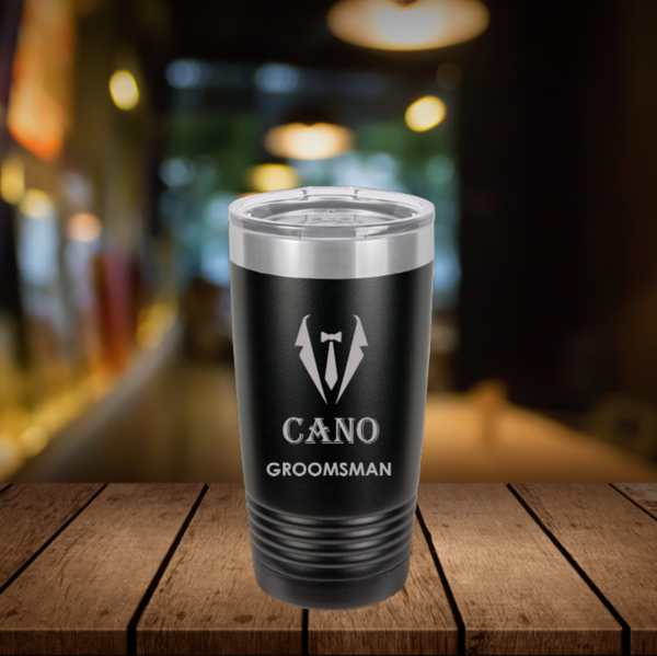 Groomsmen Gifts Engraved Stainless Steel Cups Personalized Wine