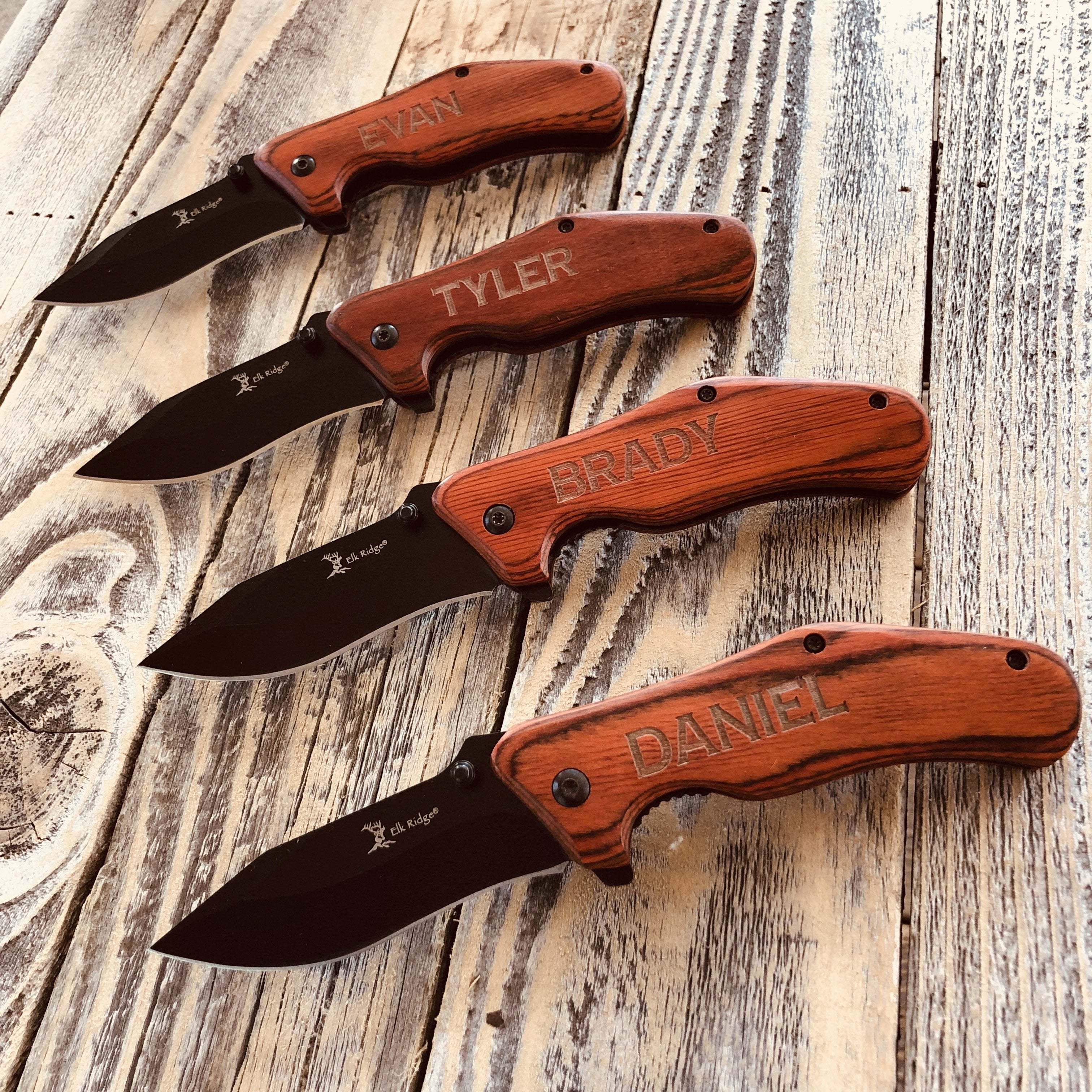 Premium EDC Slim Pocket Knife - Groovy Groomsmen Gifts