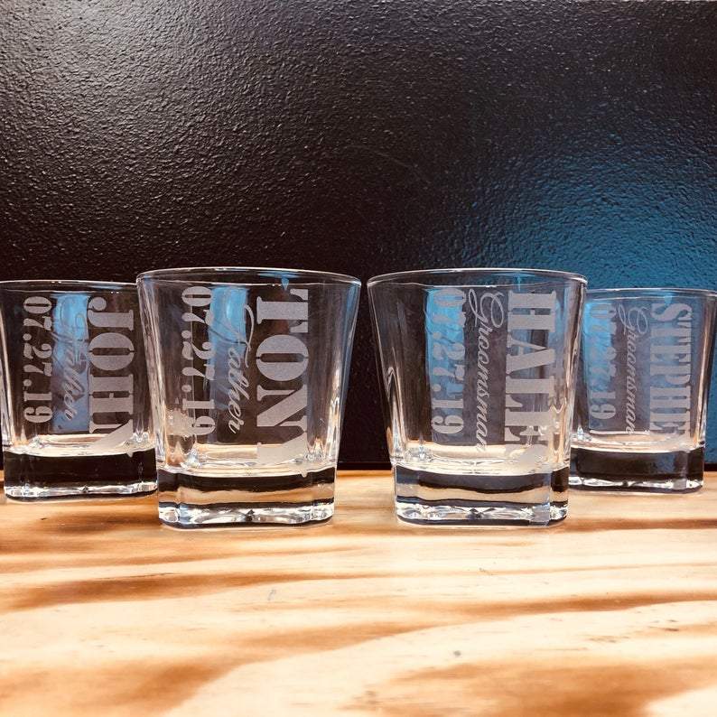 High Caliber Whiskey Glass - Groovy Groomsmen Gifts